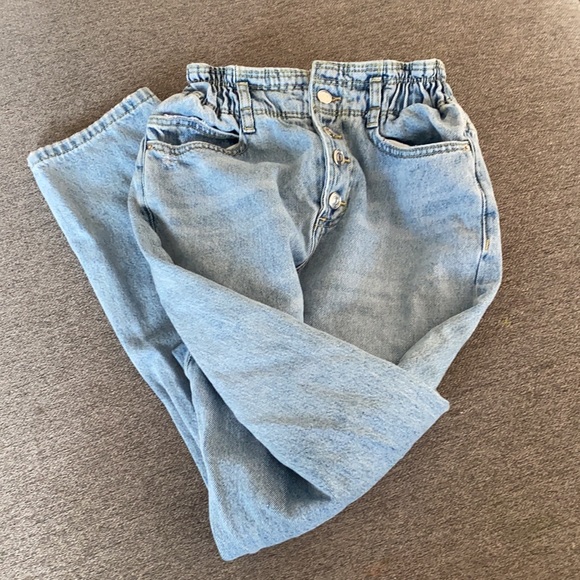 ZARA Drawstring High waisted  jeans size 2 - Picture 7 of 11